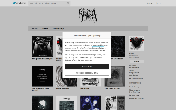 kriegofficial.bandcamp.com