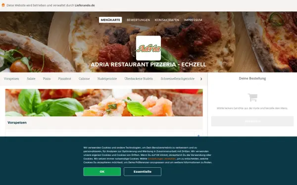 www.adriarestaurantpizzeriaechzell.de
