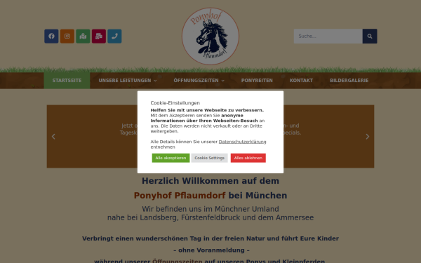 ponyhof-pflaumdorf.de