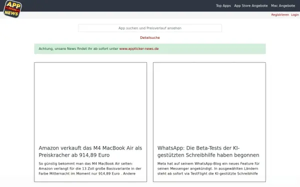 www.appticker.de