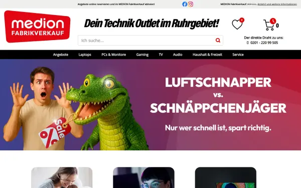 www.medion-fabrikverkauf.de