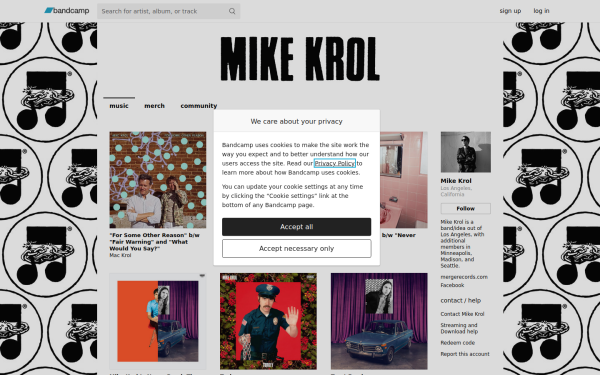 mikekrol.bandcamp.com