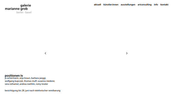 galeriemariannegrob.com