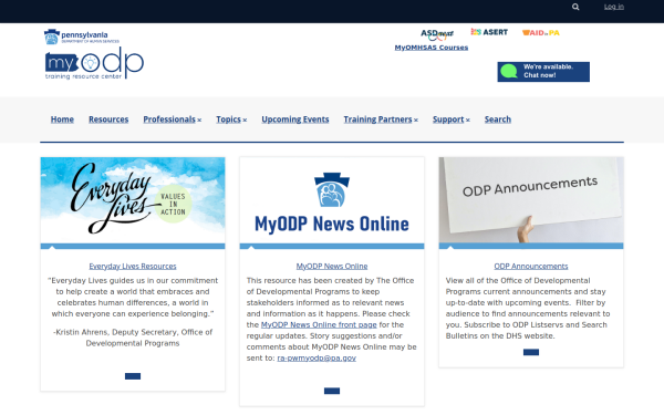 www.myodp.org