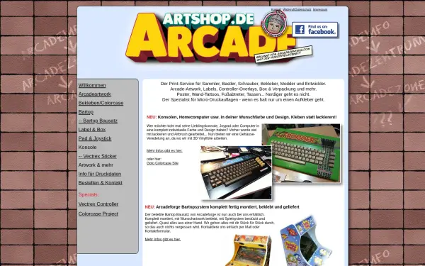 arcadeartshop.de