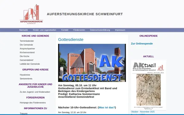auferstehungskirche-schweinfurt.de