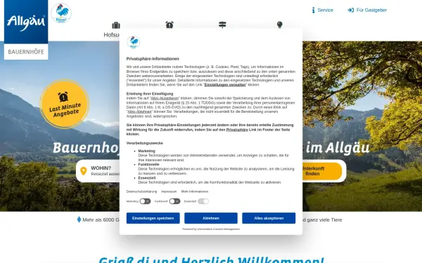 www.allgaeu-urlaubaufdembauernhof.de