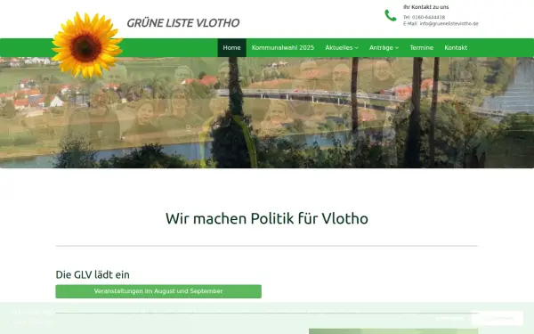 www.gruenelistevlotho.de