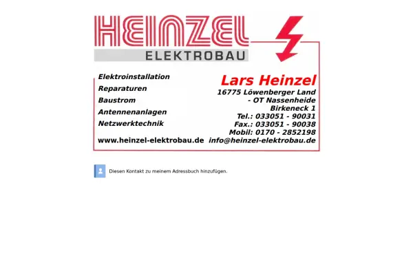 heinzel-elektrobau.de