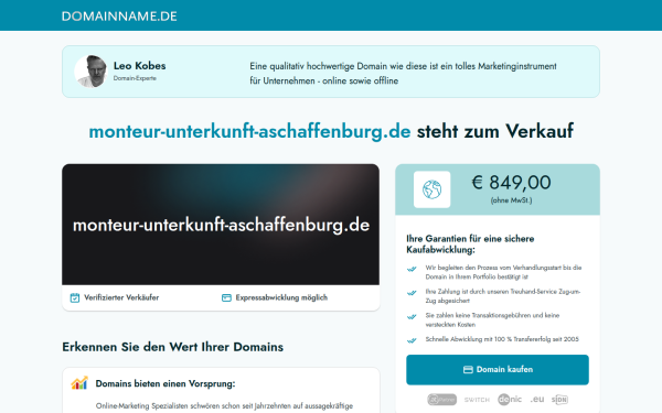 monteur-unterkunft-aschaffenburg.de