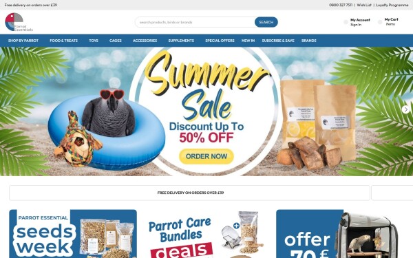 parrotessentials.co.uk