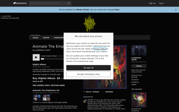 luminousvault.bandcamp.com