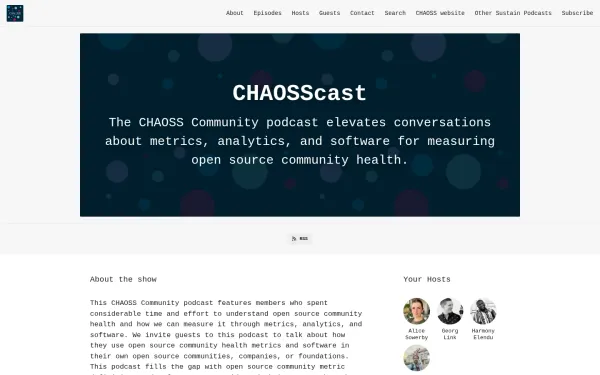 podcast.chaoss.community