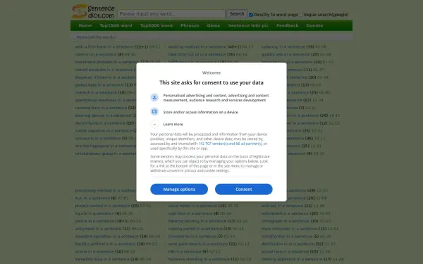 sentencedict.com
