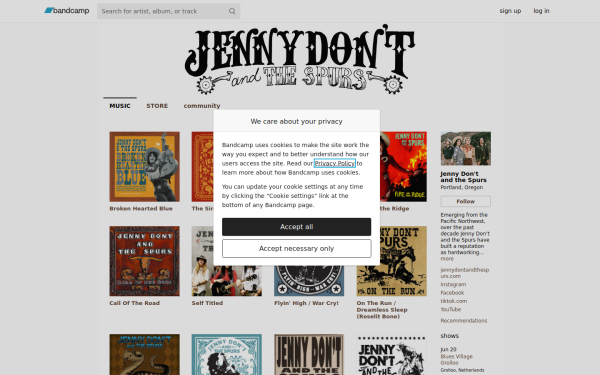 jennydontandthespurs.bandcamp.com