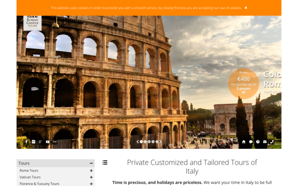 romancandletours.com