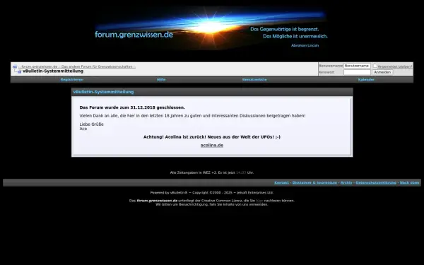 grenzwissen-forum.de