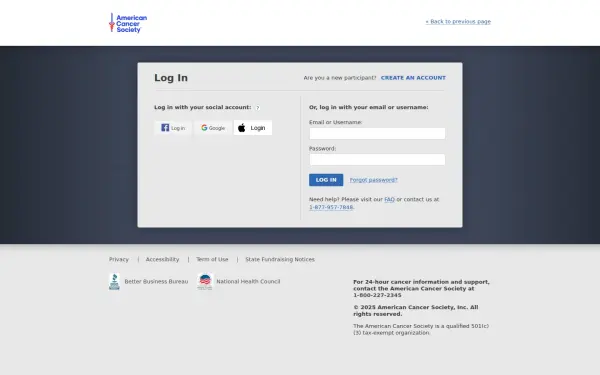 accounts.cancer.org