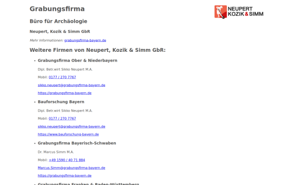 grabungsfirma.de