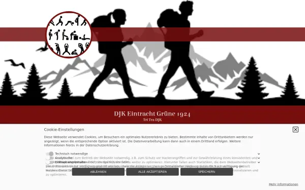 djk-eintracht-gruene.de