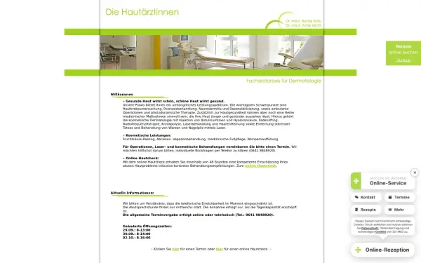 www.meinehautaerztinnen.de
