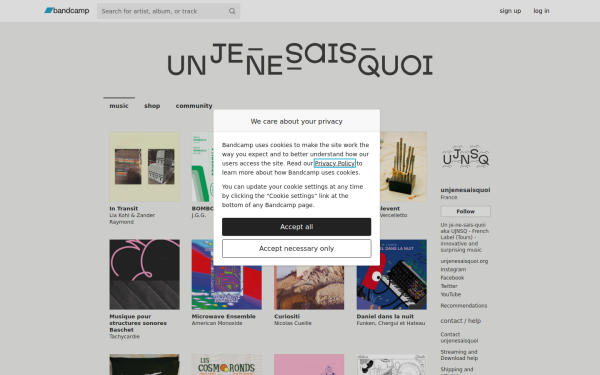 unjenesaisquoi.bandcamp.com