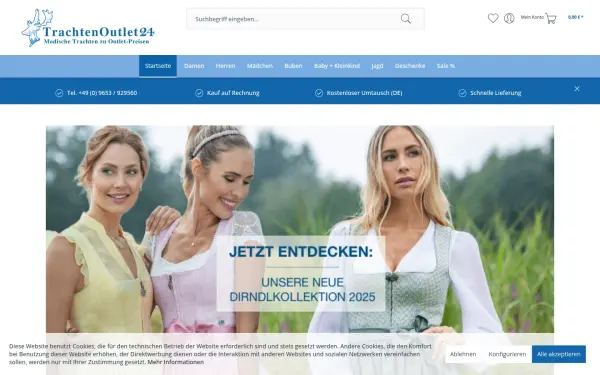 www.trachtenoutlet24.de