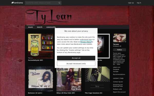 tylean.bandcamp.com