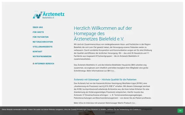 www.aerztenetz-bielefeld.de