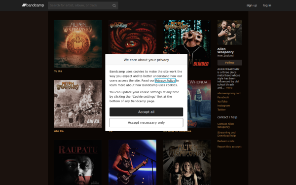 alienweaponry.bandcamp.com