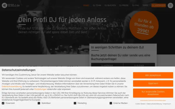 www.123dj.de