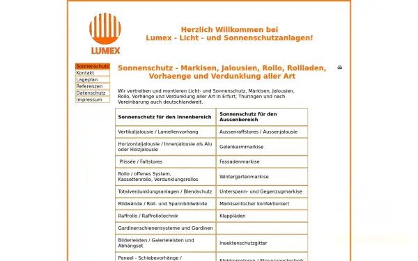 www.lumex-sonnenschutz.de