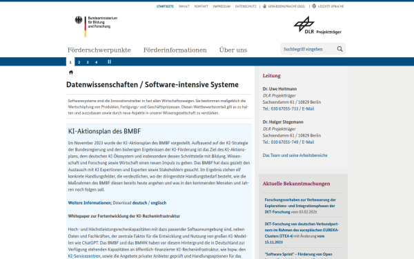 www.softwaresysteme.dlr-pt.de