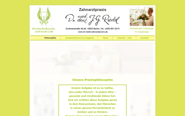 www.dr-riedel-zahnarztpraxis.de