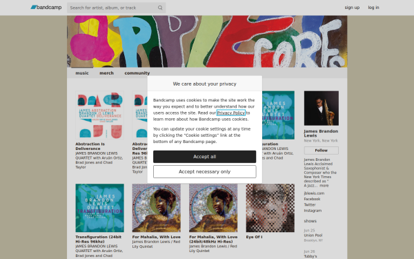 jamesbrandonlewis.bandcamp.com