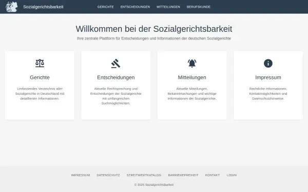 sozialgerichtsbarkeit.de