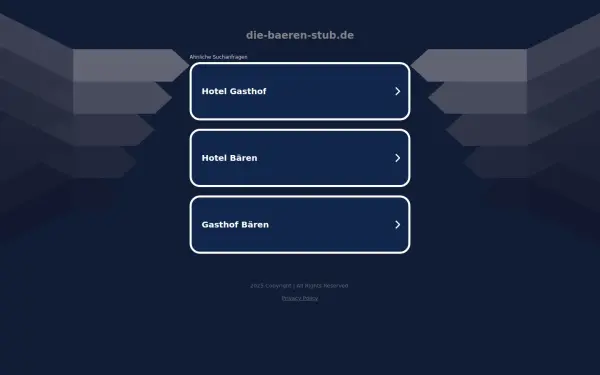 die-baeren-stub.de