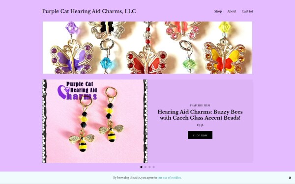 purplecathearingaidcharms.com