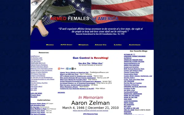 www.armedfemalesofamerica.com