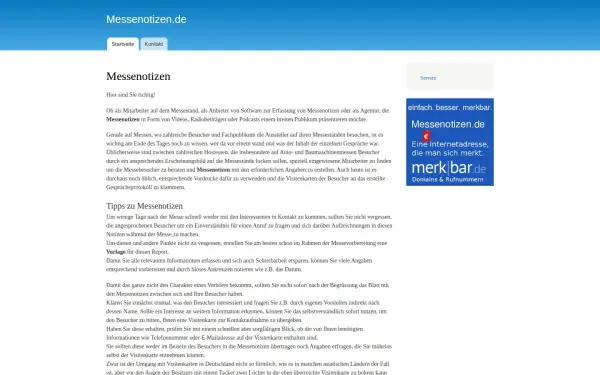 www.messenotizen.de