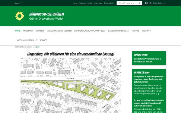 www.gruene-wedel.de