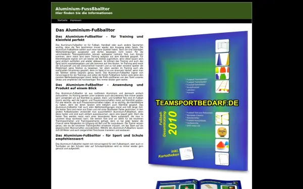 aluminium-fussballtor.de