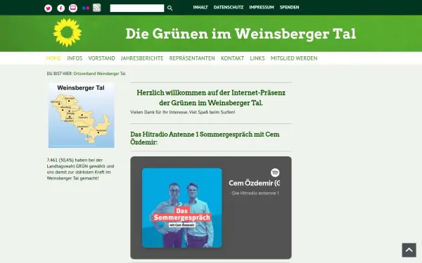 www.gruene-weinsbergertal.de