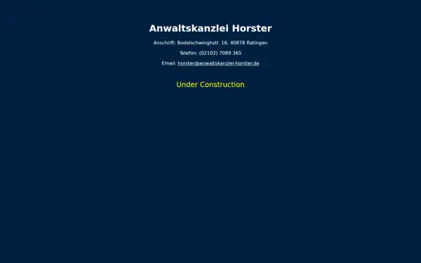anwaltskanzlei-horster.de