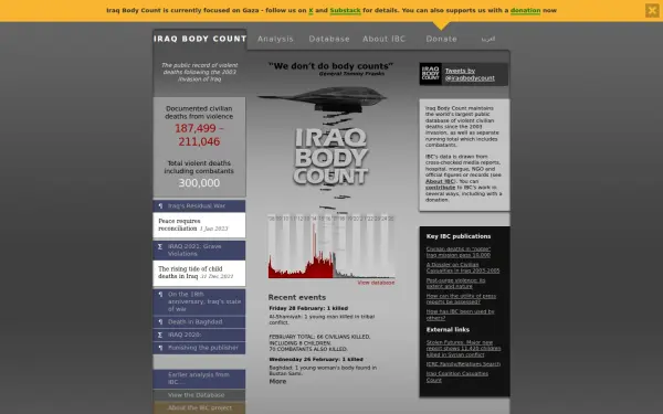 www.iraqbodycount.org