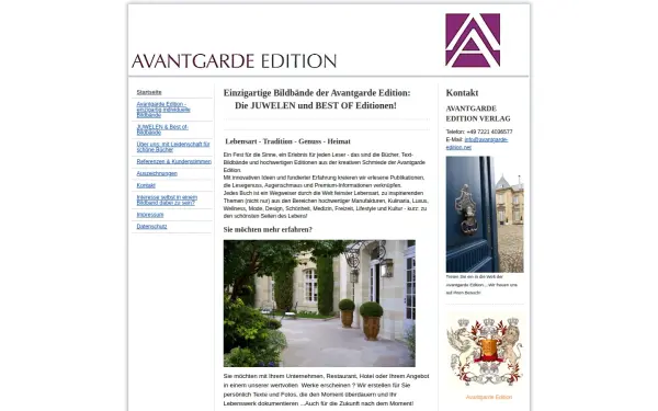 www.avantgarde-edition.net