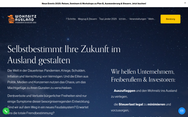 www.wohnsitzausland.com