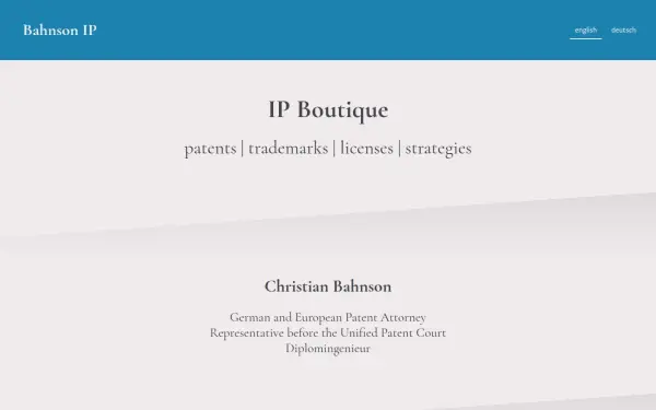 www.bahnson.de