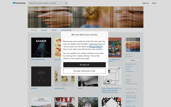 liars.bandcamp.com