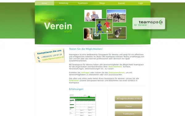 www.teamspace4vereine.de